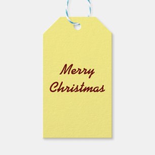 Simple minimalista elegante etiqueta de regalo de