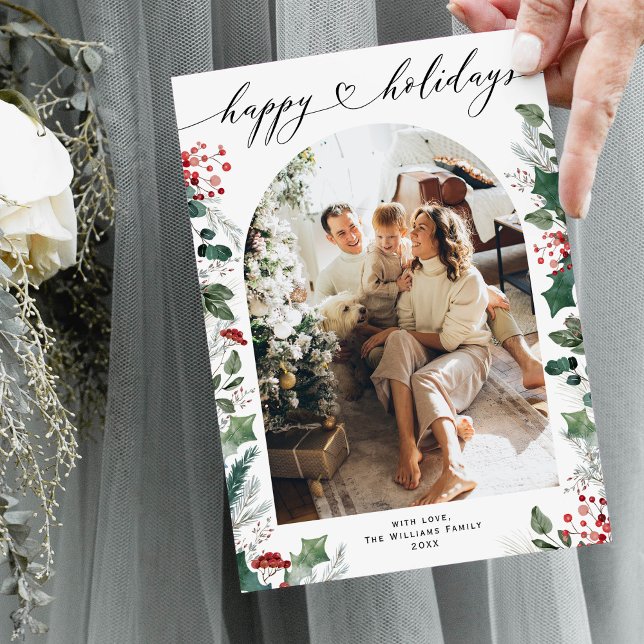 Simple Minimalista Tarjeta Familiar de una sola fo (Subido por el creador)