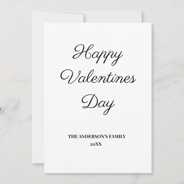 simple mínimo añadir la tarjeta de San Valentín de (Anverso)