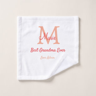 simple mínimo mejor Abuela nunca texto de monogram