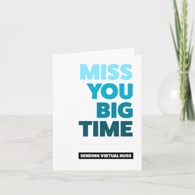 Simple Miss You Big Time Doble Blank (Anverso)