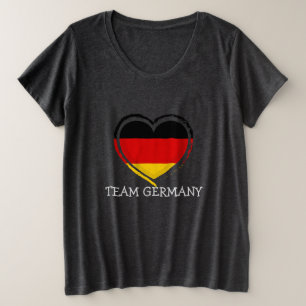 Simple Modern ALEMANIA Fan Bandera ALEMANA nombre