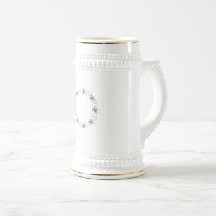 SIMPLE MODERNO AGREGA TU LOGO taza de corazón colo