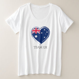 Simple Moderno Inglaterra Fan Bandera Reino Unido 