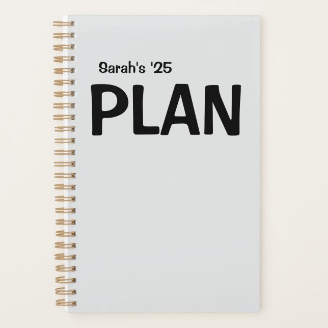 Simple, moderno, planificador (Anverso)
