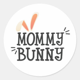 Simple Mommy Bunny Easter Typograph | Sello Pegati
