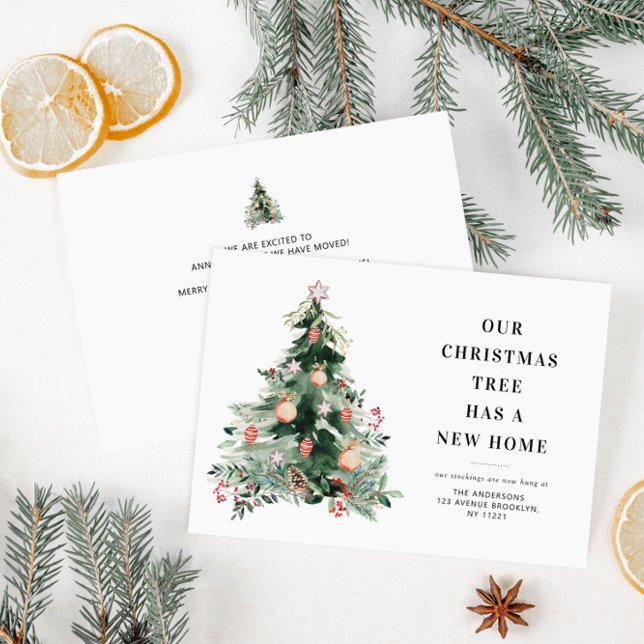 simple navidad árbol de navidad invitación en movi (Subido por el creador)