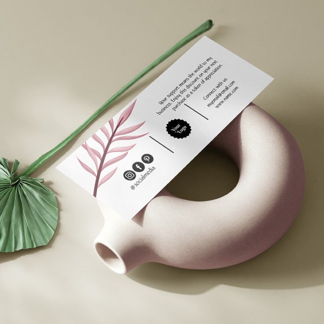 Simple orden Minimalista moderno Gracias (Simple Modern Minimalist Order Thank You)