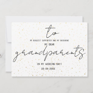 Simple Para Mis Abuelos En Mi Día De Matrimonio Añ