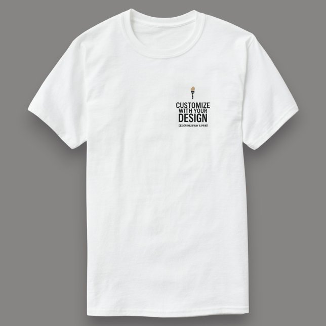 Simple Personalizable Camiseta Corporativa Empresa (Subido por el creador)