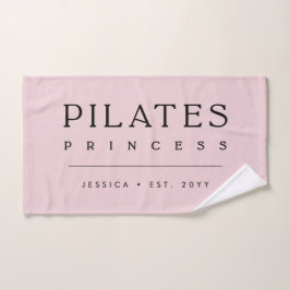 Simple Personalized Blush Pink Pilates Princess