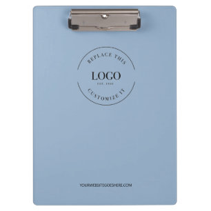 Simple Portapapeles con Logo Personalizado Minimal