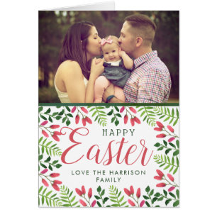 Simple Primavera Floreciente foto Personalizado Fe