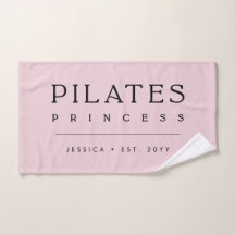 Simple Princesa de Pilates Rosa Personalizada