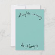 Simple Que Su Memoria Sea Una Bendita Tarjeta De S