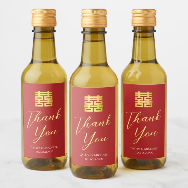 Simple regalo de agradecimiento de boda china mode (Botellas)