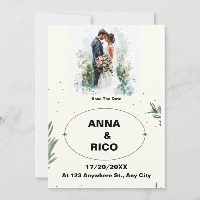 SIMPLE&ROMÁNTICO: TARJETAS ROMÁNTICAS DE AVISO DE  (Anverso)