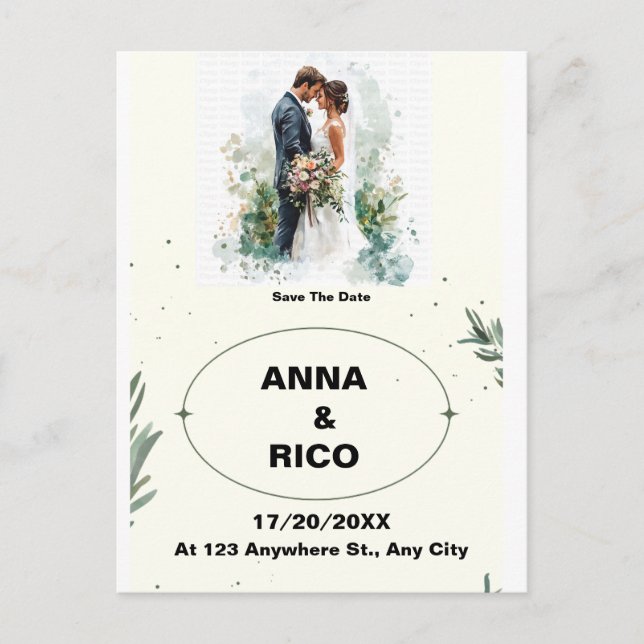 SIMPLE&ROMÁNTICO: TARJETAS ROMÁNTICAS DE AVISO DE  (Anverso)