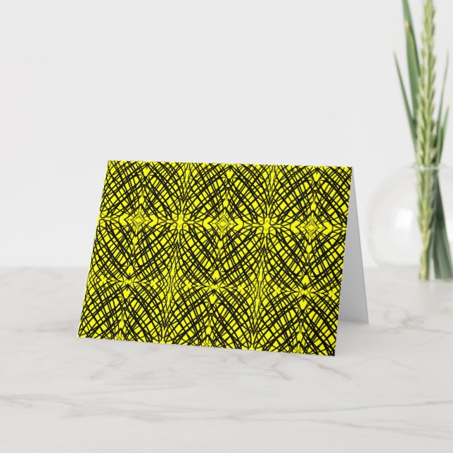 Simple Scribble | Baldosa espejo | Amarillo | (Anverso)