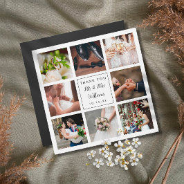 Simple Script Collage de Fotos de Boda Agradecimie