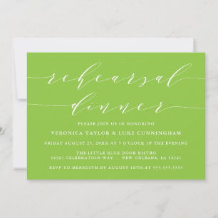 SIMPLE SCRIPT MODERNO INVITACIÓN DE CENA REHEARS