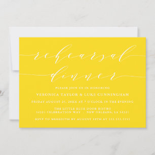 SIMPLE SCRIPT MODERNO   INVITACIÓN DE CENA REHEARS