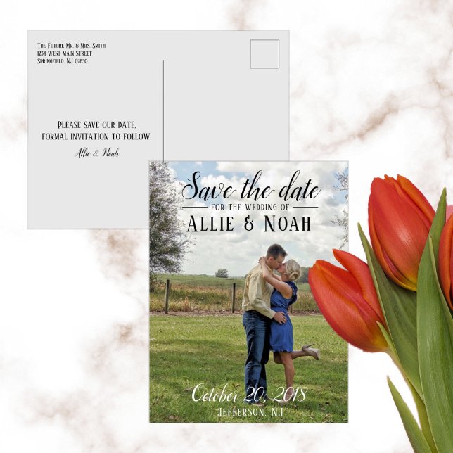 Simple Script Photo Anuncio de boda (Subido por el creador)