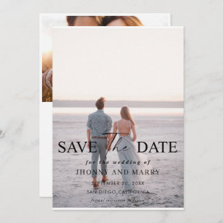 Simple Script Photo Wedding guardar las tarjetas d