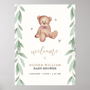 Simple señal de bienvenida de Baby Shower para el 