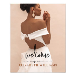 Simple Señal de Bienvenida para Fotos de Despedida