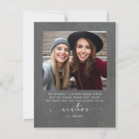 Simple, ¿Serás mi foto de la dama de honor?