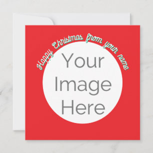 simple su imagen aquí foto tarjeta de Navidades fe
