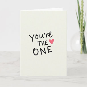 Simple tarjeta de un corazón