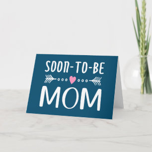 Simple Tarjeta del Día de la Madre para futura mam