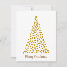 Simple tarjeta mínima de árbol de Navidad para cli