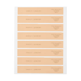 Simple Terracota Boda de caligrafía moderna