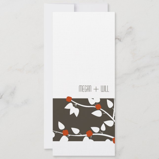 Simple y elegante invitación (Anverso)