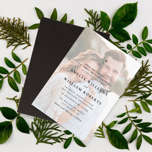 simple y elegante invitación a la boda (Subido por el creador)