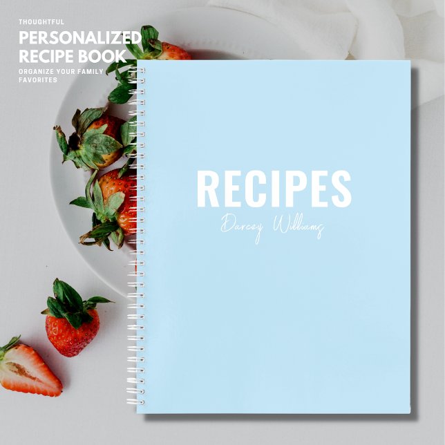 Simple y elegante libro de recetas Minimalistas az (Subido por el creador)