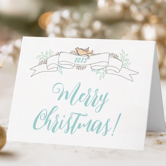 Simple y elegante Navidad (Minimalist Christmas Card)