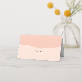 Simple y elegante tarjeta Rubor Boda Table Place