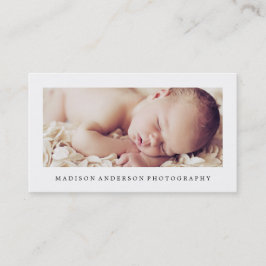 Simple y limpio 2 | Tarjetas de visita de fotograf