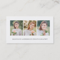 Simple y limpio | Tarjetas de visita de fotografía