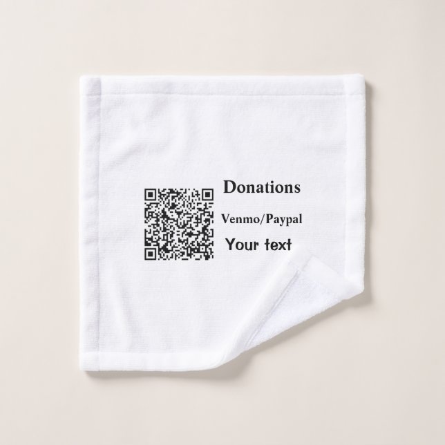 Simple y mínimo añadir donaciones de código de bar (Toallita)