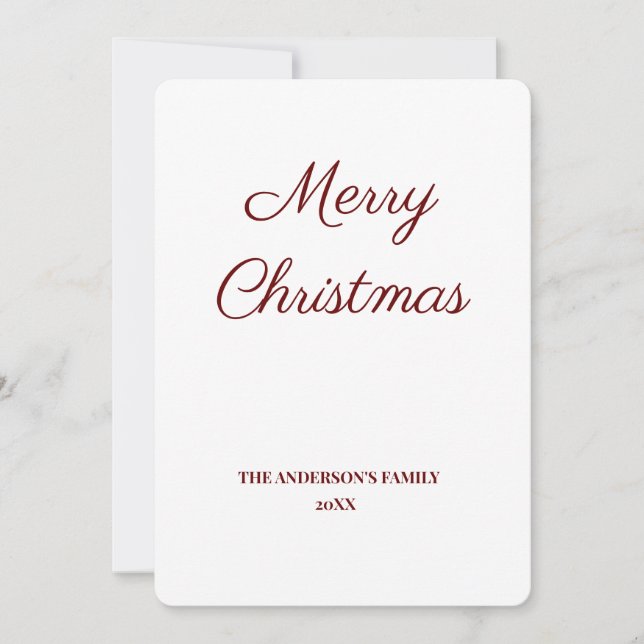 simple y mínimo añadir tu personalización de navid (Anverso)