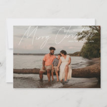 Simple y moderna Feliz Navidad