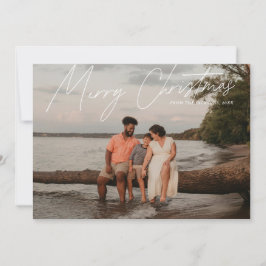 Simple y moderna Feliz Navidad