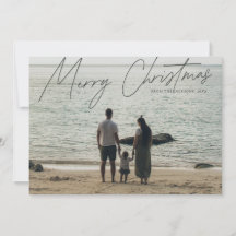 Simple y moderna Feliz Navidad