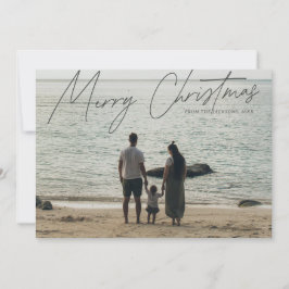 Simple y moderna Feliz Navidad