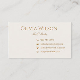 Simple y moderna tarjeta de visita profesional mín